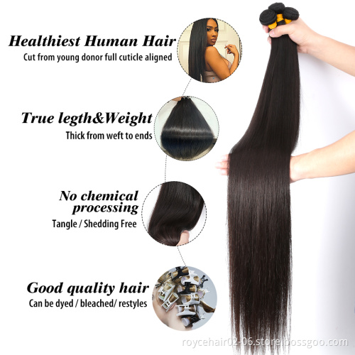 Wholesale Cheap 10a 11a 12a Indian Raw Virgin Remy Straight Hair Weft Super Double Drawn Hair Extensions